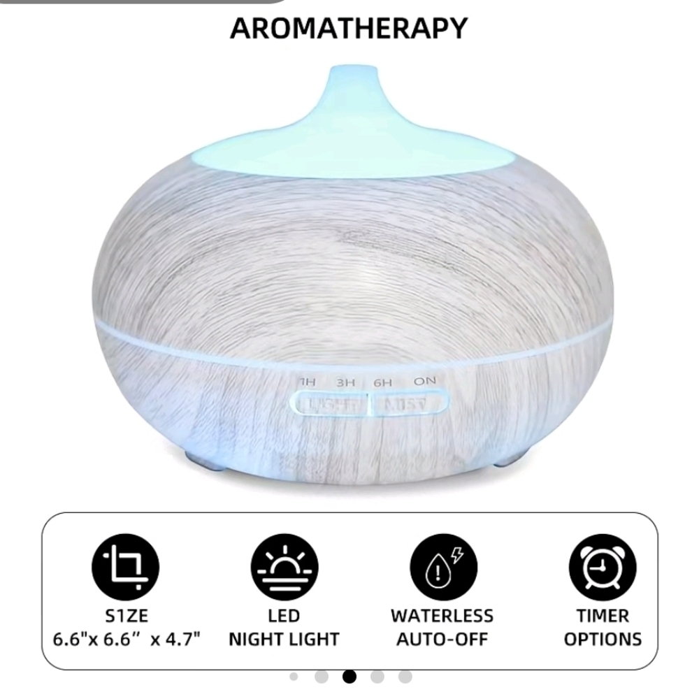 Aromatherapy Diffuser with Remote Control - Silver - Picture 6 of 8